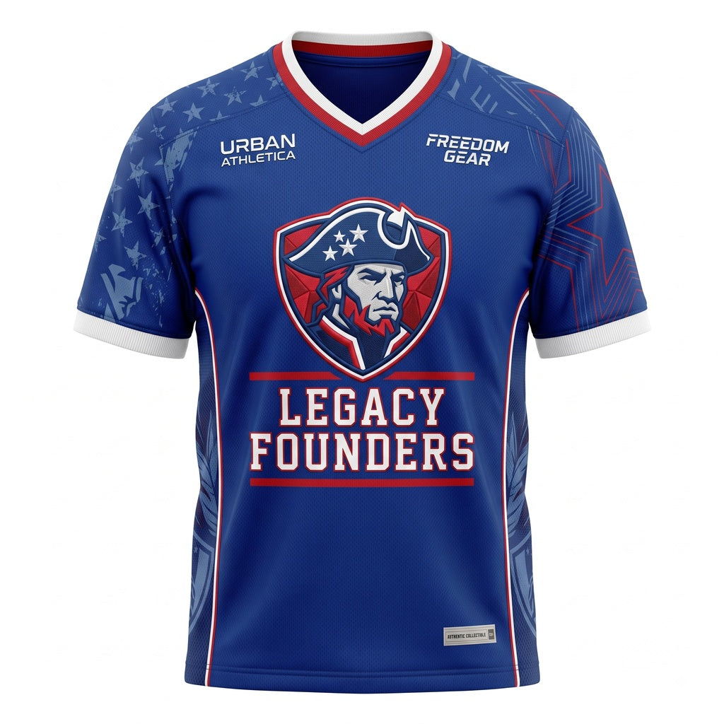 Unisex Game Day Football Fan Jersey - Lightweight Breathable Athletic Mesh Top
