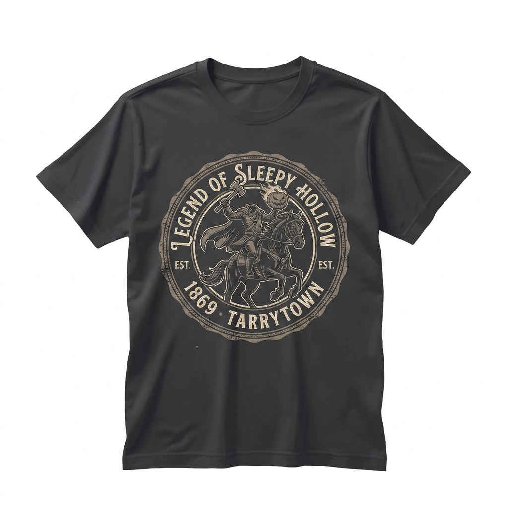 Headless Horseman Sleepy Hollow Dead and Breakfast Halloween Graphic Spooky Season Unisex TShirt