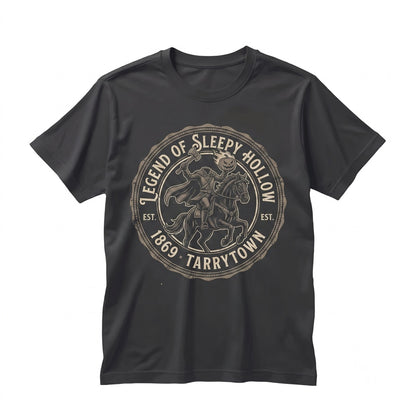Headless Horseman Sleepy Hollow Dead and Breakfast Halloween Graphic Spooky Season Unisex TShirt