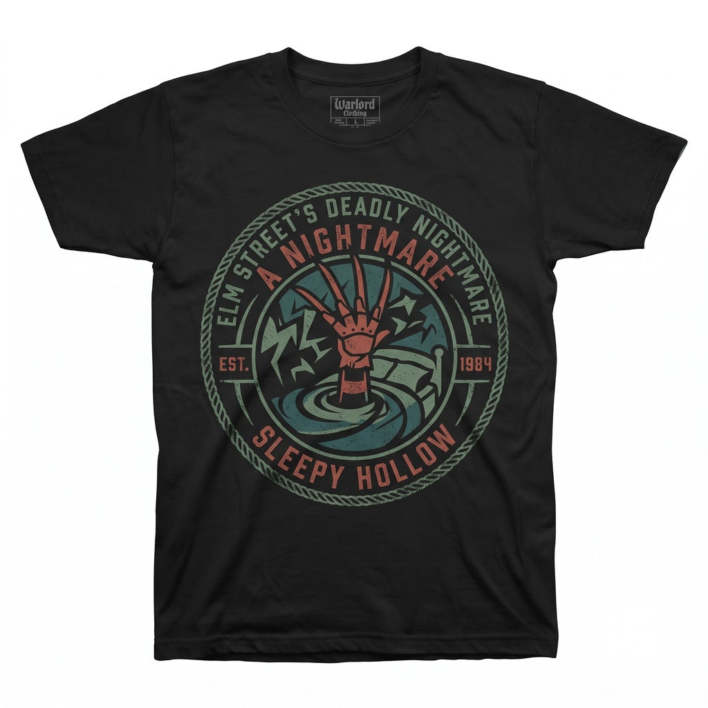 Vintage 80s Horror Movie Slasher Springwood Dream Demon Graphic Unisex TShirt
