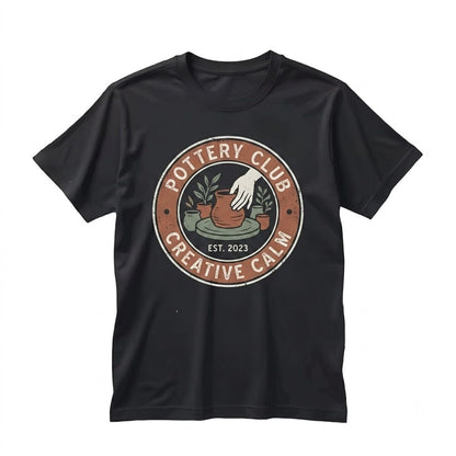 Pottery Ceramicist Wheel Throwing Clay Artist Studio Graphic Unisex TShirt