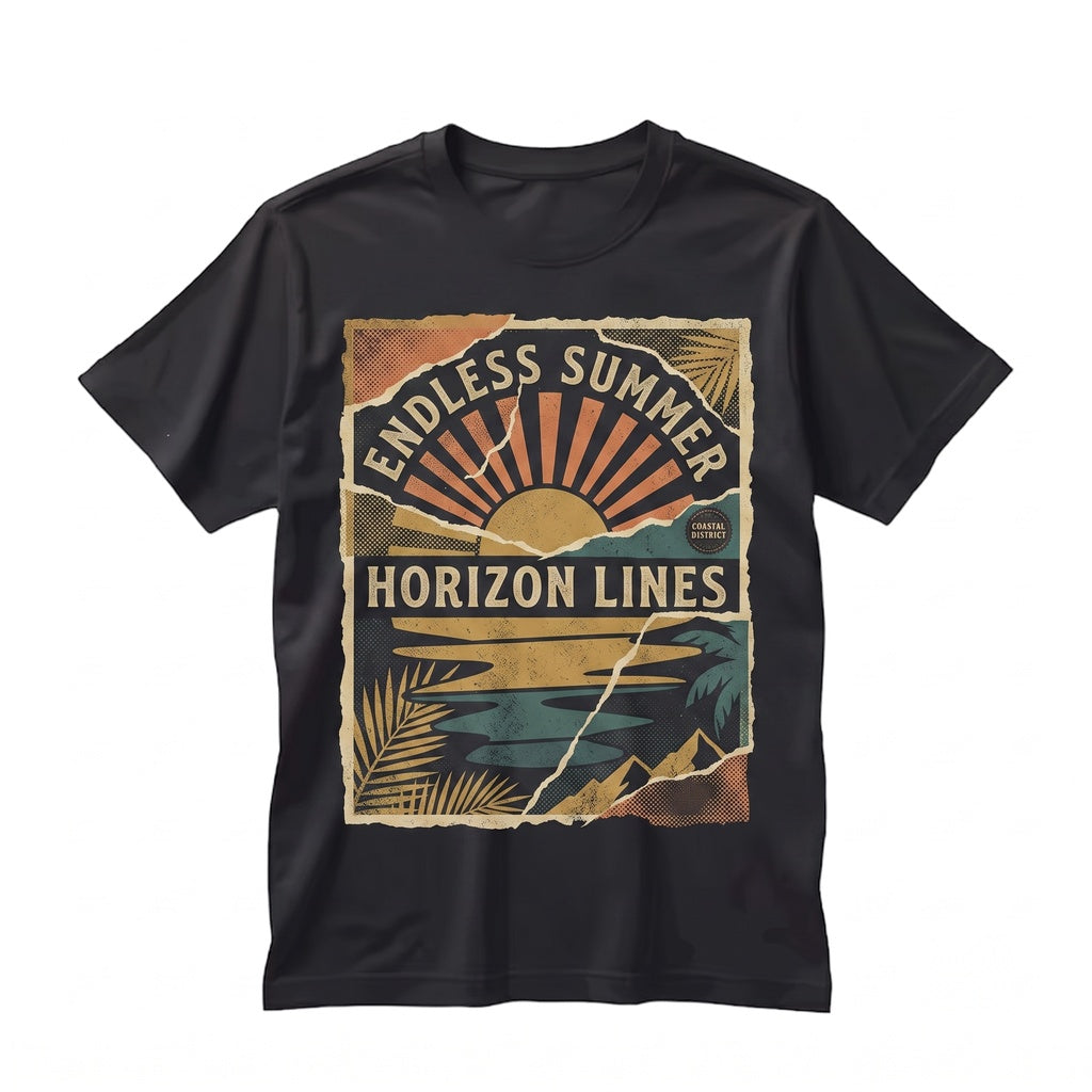 Summer Sunburst Sea Lover Beach Vacation Sunlight Vibes Unisex TShirt