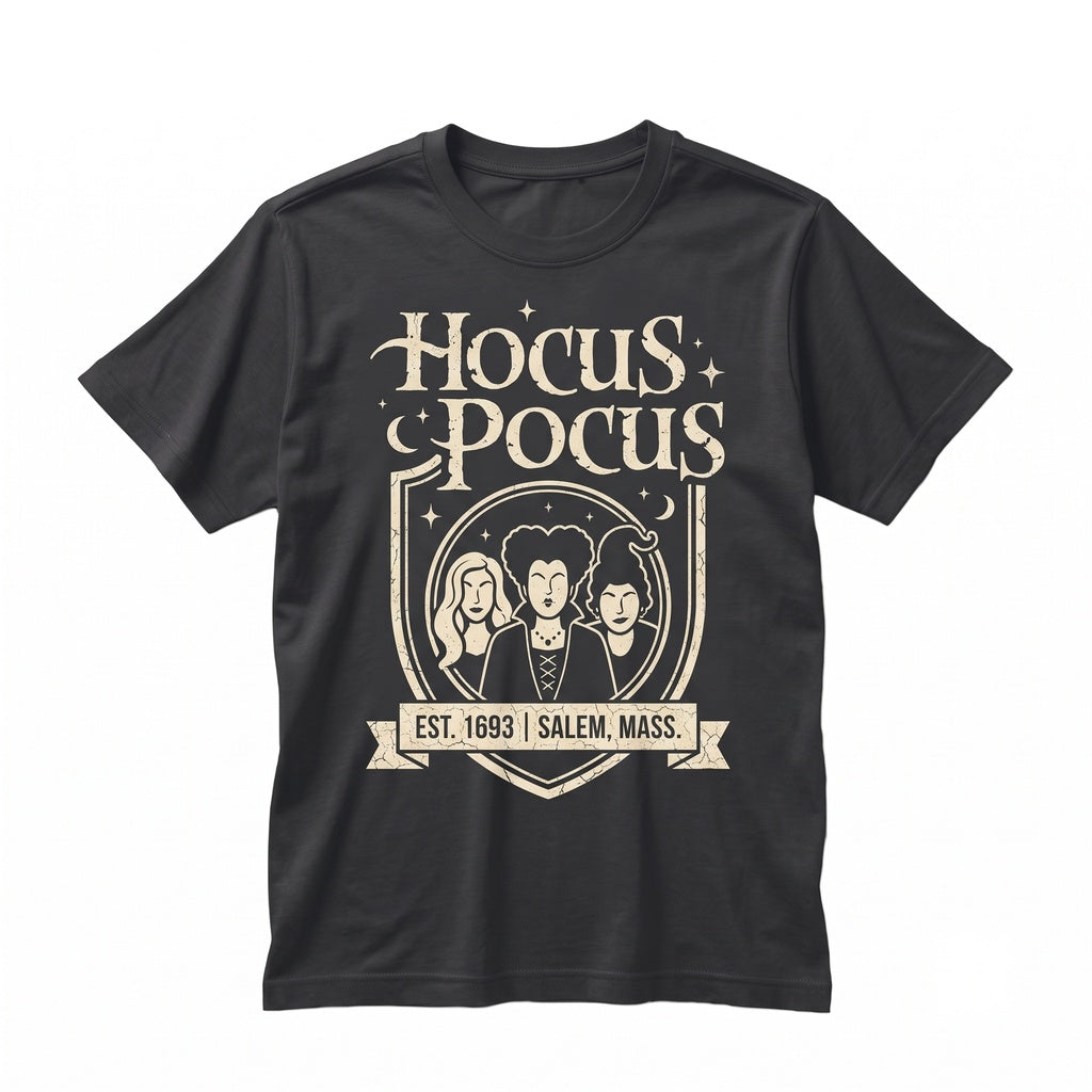 Oversized Sanderson Sisters Vintage Salem Witches Graphic Spooky Season Retro Halloween Apparel Unisex TShirt