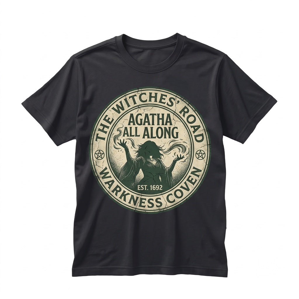 Oversized Agatha Harkness Coven Witch Horror Fan TV Series Gift Unisex TShirt