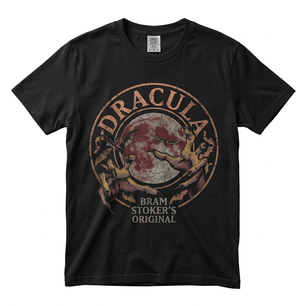 Gothic Dracula Vampire Castle Eclipse Classic Horror Movie Unisex TShirt