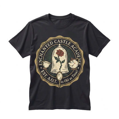 Retro Tale As Old Time French Princess Bookshop Graphic Vintage Novel Reader Fairytale Unisex TShirt