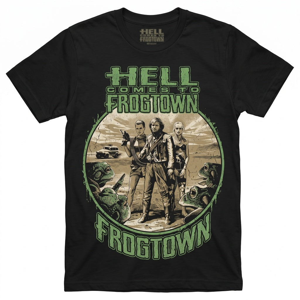 Hell Comes To Frogtown Vintage 1988 Sci-Fi Cult Movie Graphic Unisex TShirt