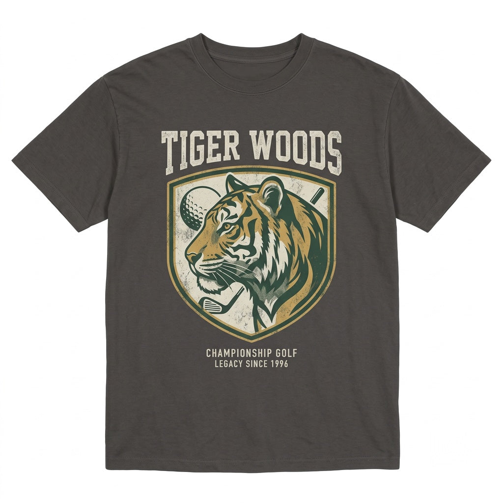Tiger Woods Golf Legend Graphic Retro Champion Icon FD Unisex TShirt