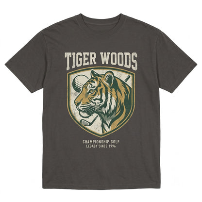 Tiger Woods Golf Legend Graphic Retro Champion Icon FD Unisex TShirt