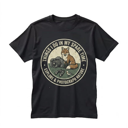 Nature Lover Moss Green Wildlife Outdoor Adventure Graphic Unisex TShirt