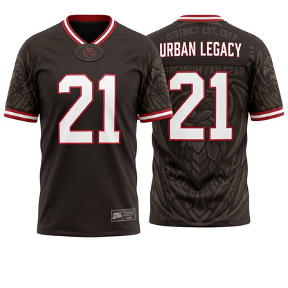 Unisex Breathable Mesh Football Fan Jersey - Stitched Lightweight Athletic Game Day Shirt