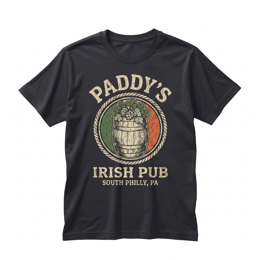 Paddys Irish Pub Philadelphia Sitcom Graphic Vintage Crewneck Apparel Unisex TShirt
