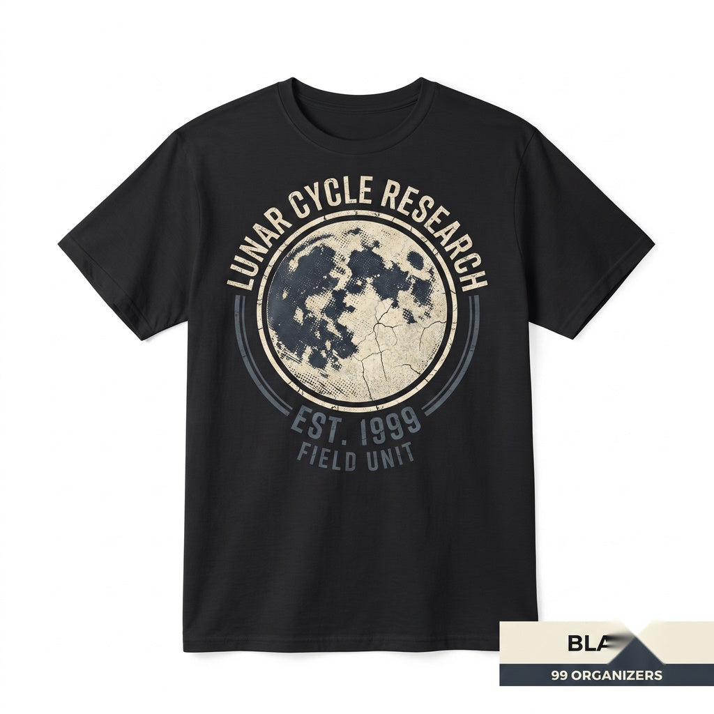 Full Moon Graphic Astronomy Top, Vintage Minimalist Lunar Space Lover Aesthetic Gift Unisex TShirt