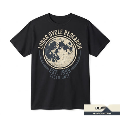 Full Moon Graphic Astronomy Top, Vintage Minimalist Lunar Space Lover Aesthetic Gift Unisex TShirt
