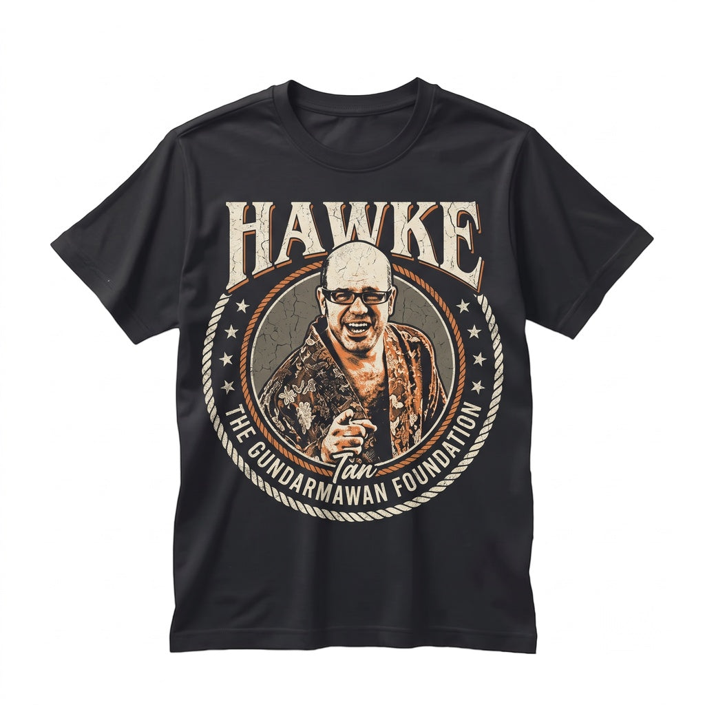 Ian Hawke Vintage Apparel Retro Fan Graphic Tee Unisex TShirt