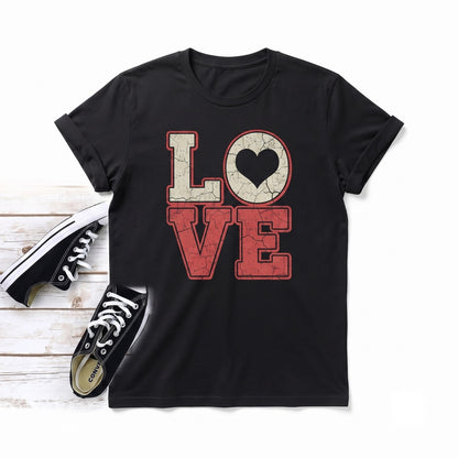Love Heart Graphic Top Valentine Holiday Unisex TShirt