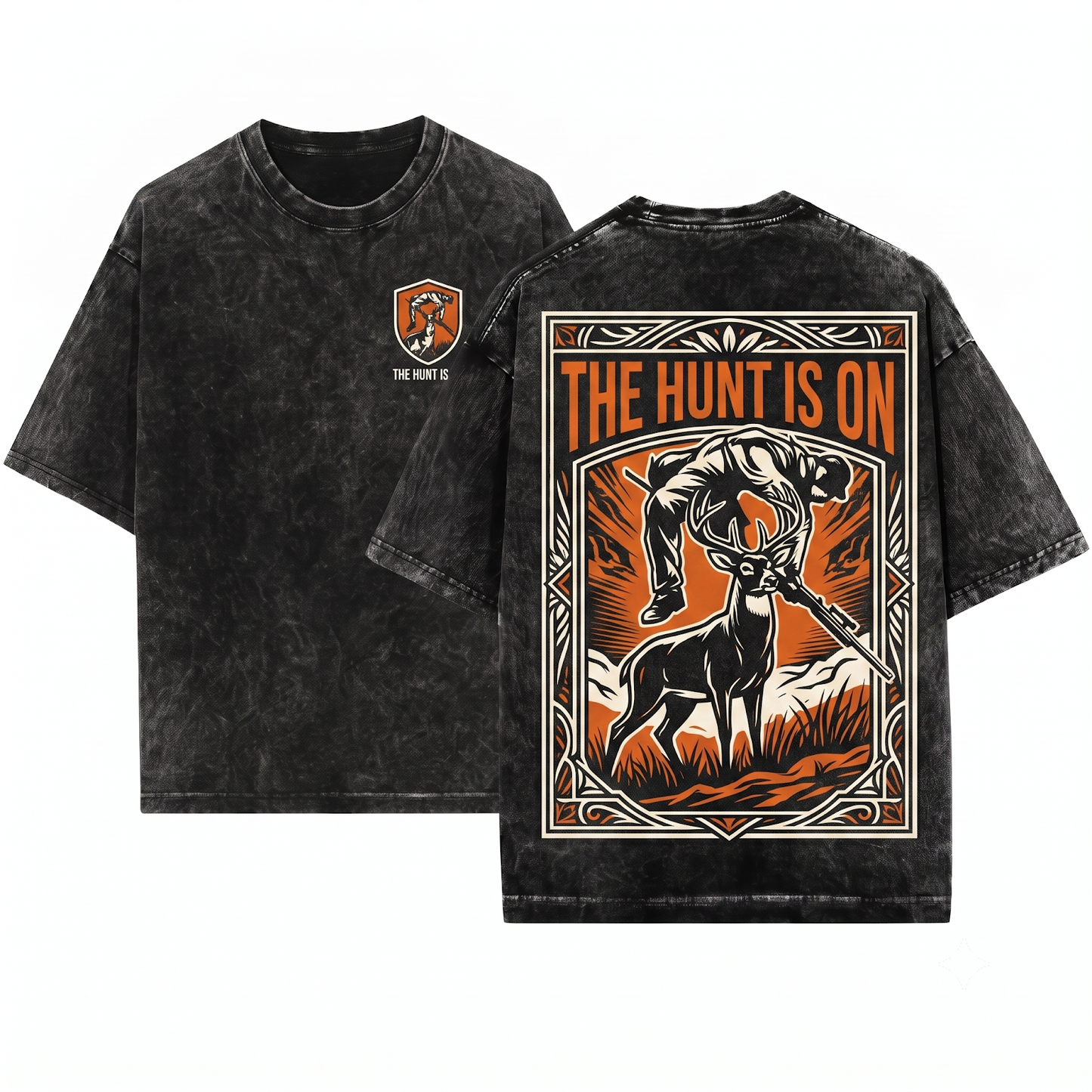 Retro Anti Hunting Deer Shirt Stop Hunting Vegan Activist Wildlife Protection Protest Unisex Heavyweight Garment-Dyed T-Shirt