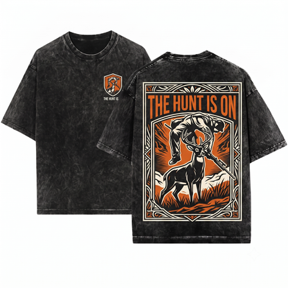 Retro Anti Hunting Deer Shirt Stop Hunting Vegan Activist Wildlife Protection Protest Unisex Heavyweight Garment-Dyed T-Shirt