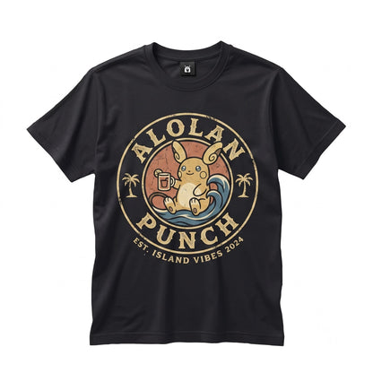 Vintage Raichu Alolan Electric Monster Graphic Homage Retro Anime Eevee Evolution Apparel Unisex TShirt