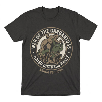 Vintage Kaiju Giant Monster Graphic Black Unisex TShirt