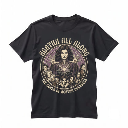 Oversized Agatha Harkness Coven Witch Horror Fan TV Series Gift Unisex TShirt