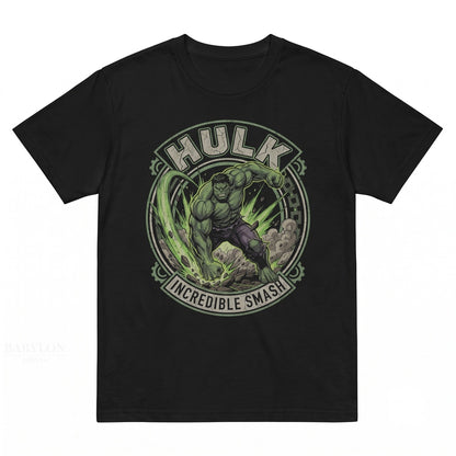 Vintage Hulk Superhero Comic Bruce Banner Graphic Fan Apparel Unisex TShirt
