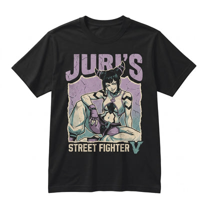 Retro Juri Arcade Fighting Game Graphic Vintage Anime Waifu Unisex TShirt