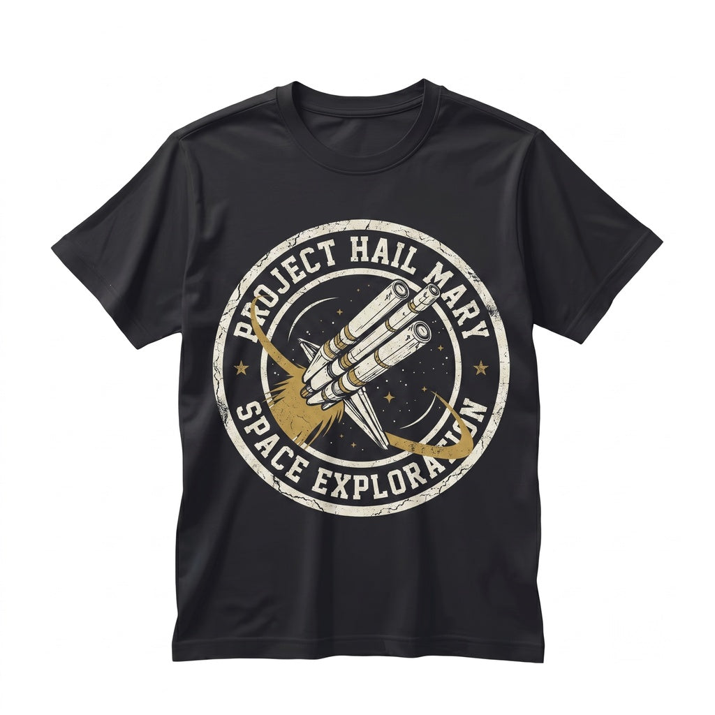 Project Hail Mary Spaceship Sci-Fi Rocket Launch Vintage Mission Space Fan Gift Unisex TShirt
