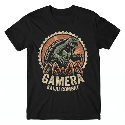 Vintage Giant Flying Turtle Kaiju Monster Japanese Sci-Fi Graphic Cotton Unisex TShirt