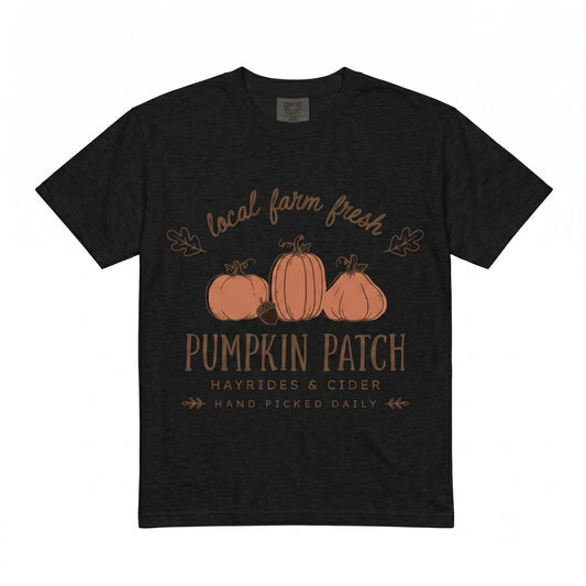 Autumn Harvest Pumpkin Patch Spooky Season Graphic Apparel Unisex TShirt