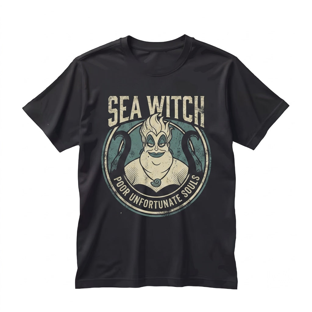 Villains Characters Playing Card Ursula Hades Gaston Land Evil Tour Family Matching Unisex TShirt