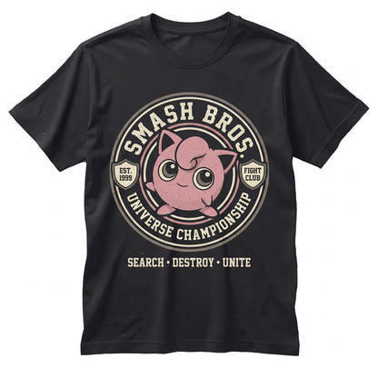 Vintage Mineral Garment Dyed Cute Pink Singing Monster Anime Graphic Oversized Unisex TShirt