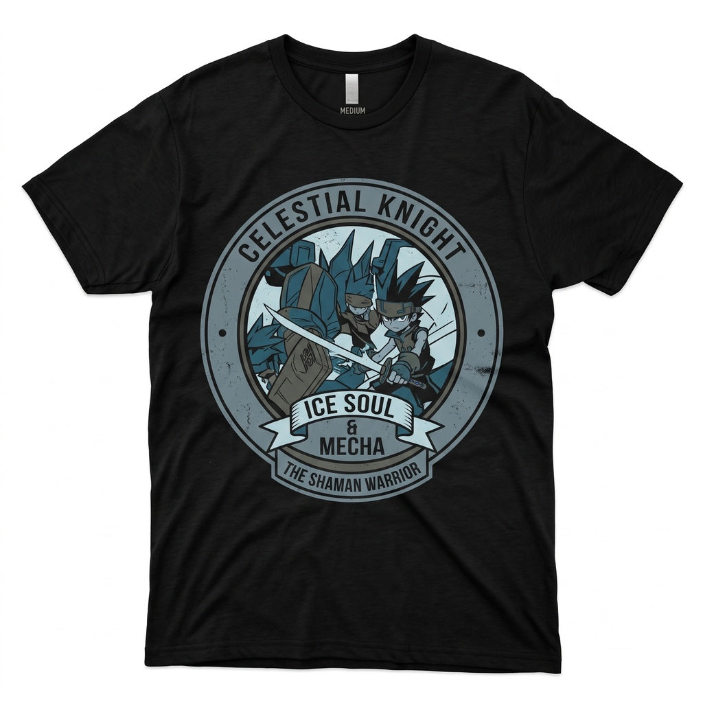 Yoh Asakura Ren Tao Horohoro Japanese Manga Graphic Cotton Apparel Unisex TShirt