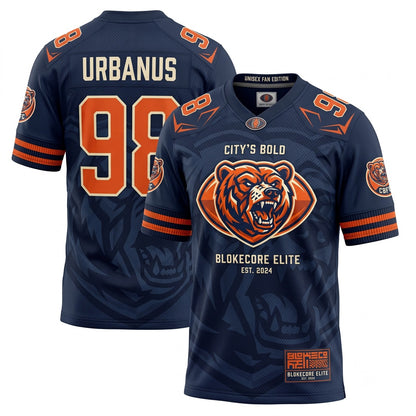 Unisex Breathable Mesh Football Game Fan Jersey Lightweight Athletic Stitched