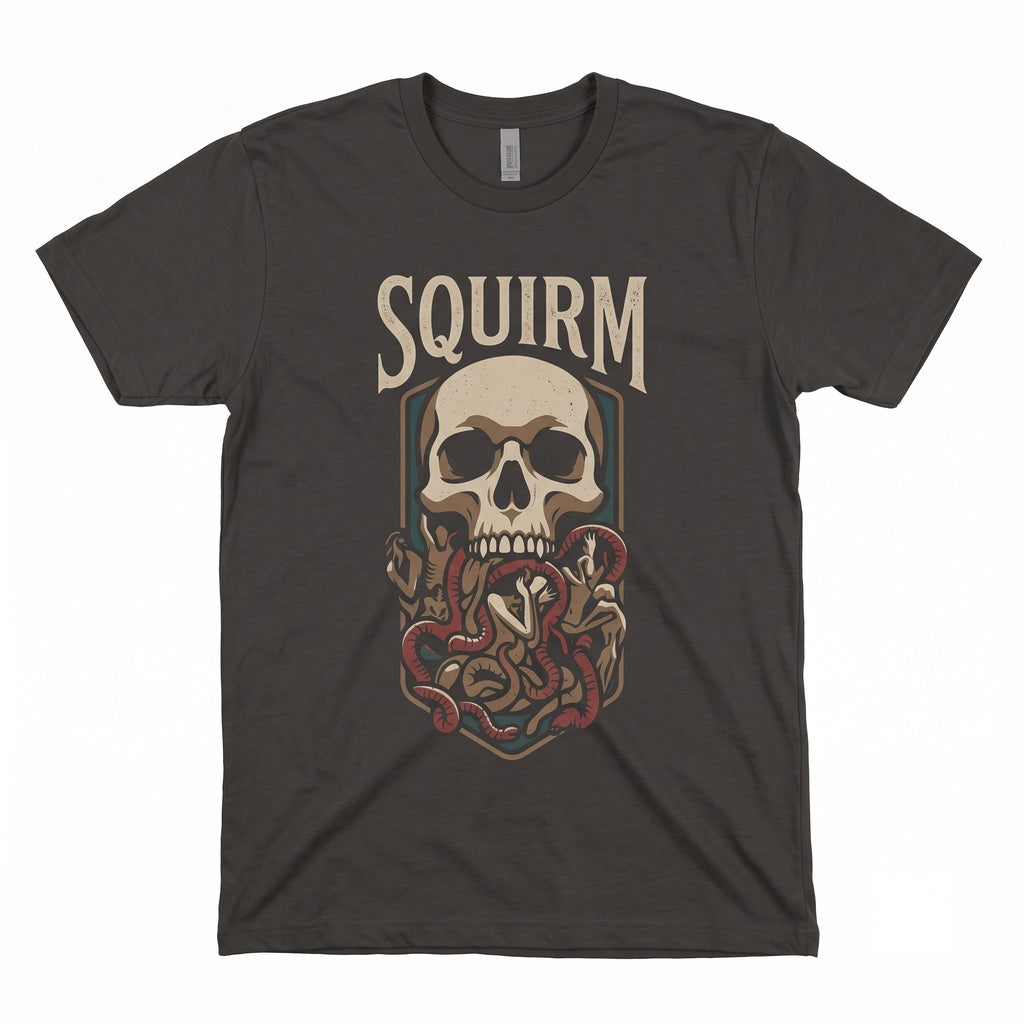 Squirm Vintage Creature Retro Horror Movie Graphic Tee Unisex TShirt