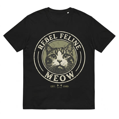 Funny Cat Lover Gift for Mom Meow Themed Apparel Cute Feline Graphic Unisex TShirt