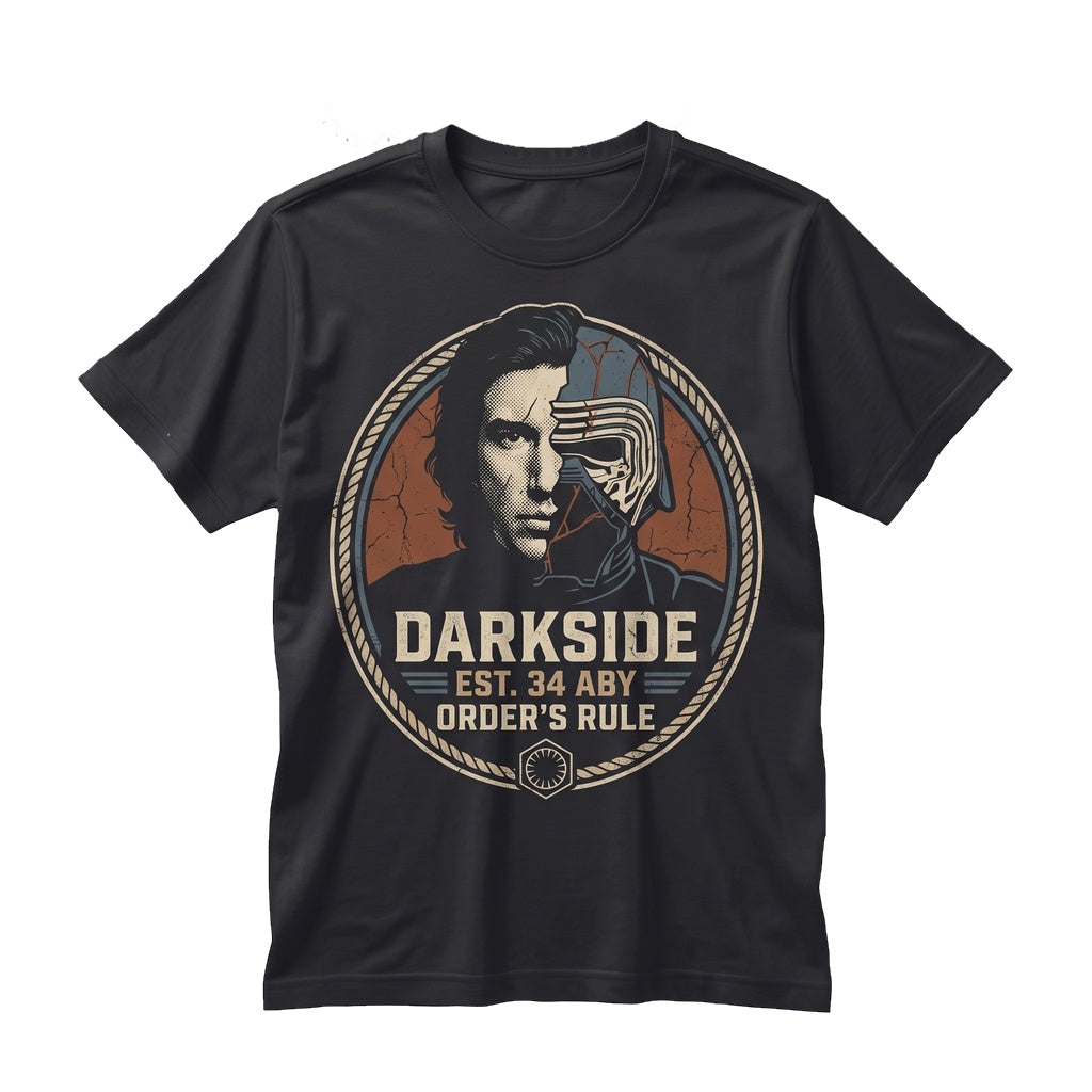 Oversized Kylo Ren Galaxys Edge Rise of the Resistance Force Awakens Dark Side Sith Villains Graphic Unisex TShirt