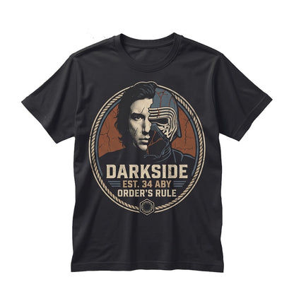 Oversized Kylo Ren Galaxys Edge Rise of the Resistance Force Awakens Dark Side Sith Villains Graphic Unisex TShirt