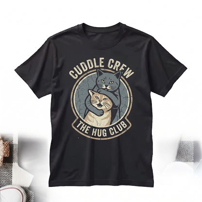 Funny Meme Gray Standing Upright Wrapping Light Orange Cat Valentines Day Lover Gift Unisex TShirt