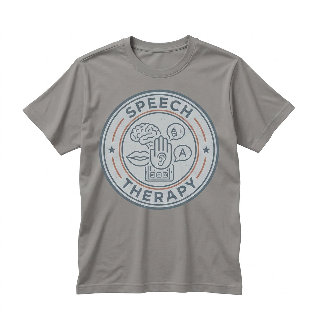 Speech Therapy Spring Floral Graduation Gift SLP Pathologist Appreciation Unisex TShirt