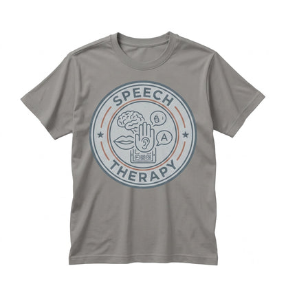 Speech Therapy Spring Floral Graduation Gift SLP Pathologist Appreciation Unisex TShirt