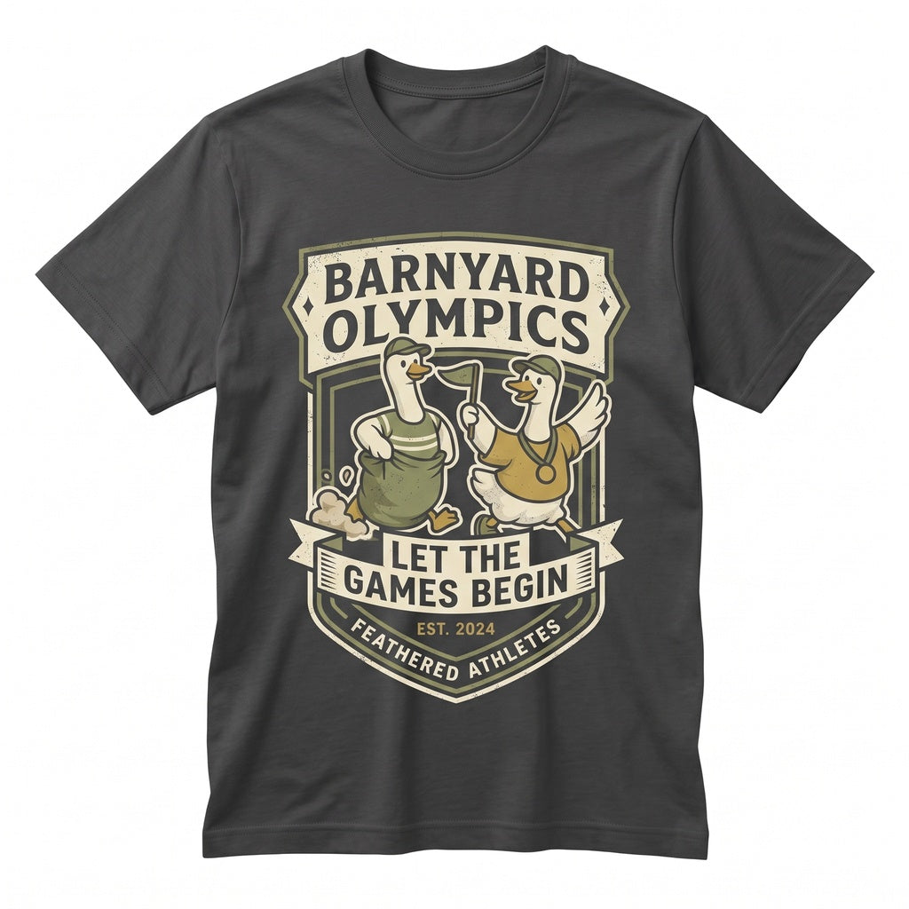 Funny Silly Goose Field Day Teacher Student School Sports Event Graphic Unisex TShirt