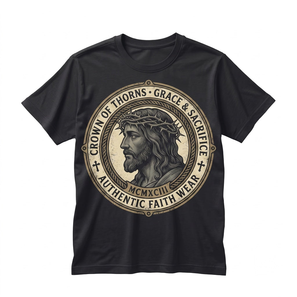 Jesus Silhouette Faith Gospel Christian Apparel Graphic Unisex TShirt