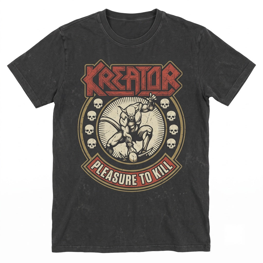 German Thrash Metal Band Graphic Vintage Music Concert Cotton Top Apparel Unisex TShirt