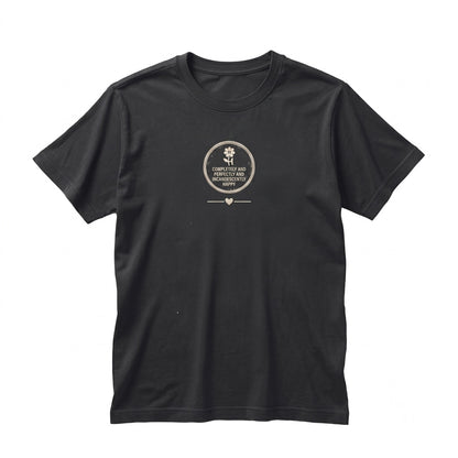 Completely and Perfectly and Incandescently Happy Embroidered Jane Austen Quote Pride & Prejudice Bookish Literary Gift Tops