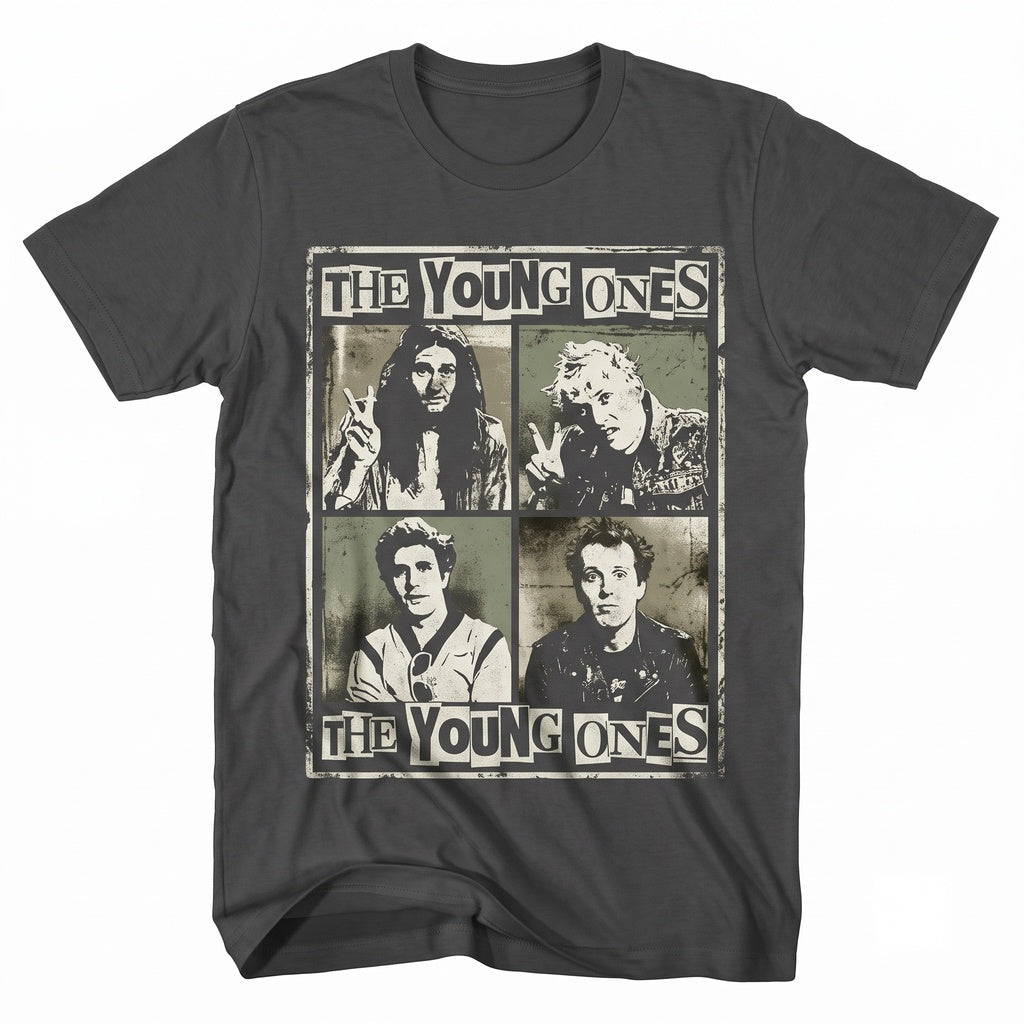 The Young Ones British Comedy Graphic Vintage 1980s Retro Cult Sitcom Cotton Unisex TShirt