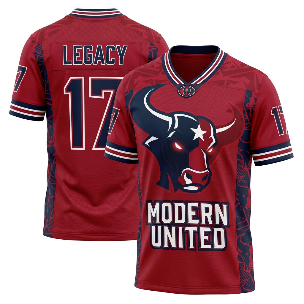 Unisex Breathable Mesh Football Game Day Fan Jersey, Lightweight Athletic Sports Apparel