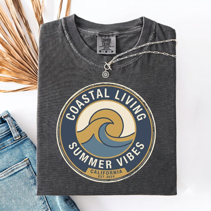 Summer Vibes Beach Ready Vacation Sunshine Fun Graphic Apparel Unisex TShirt