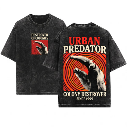 Destroyer Of Colonies Anteater Crewneck Graphic Unisex Wash T-Shirt