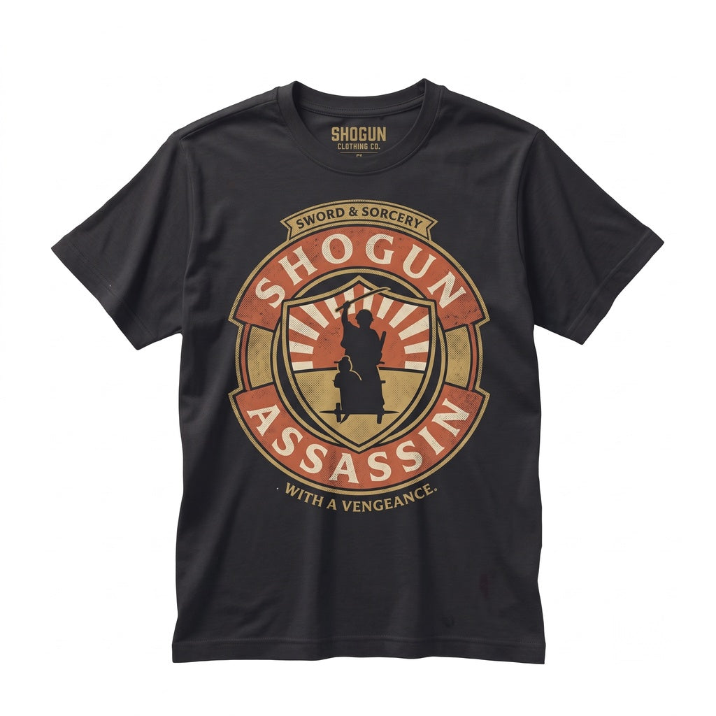 Retro Japanese Warlord Executioner Graphic Apparel Unisex TShirt